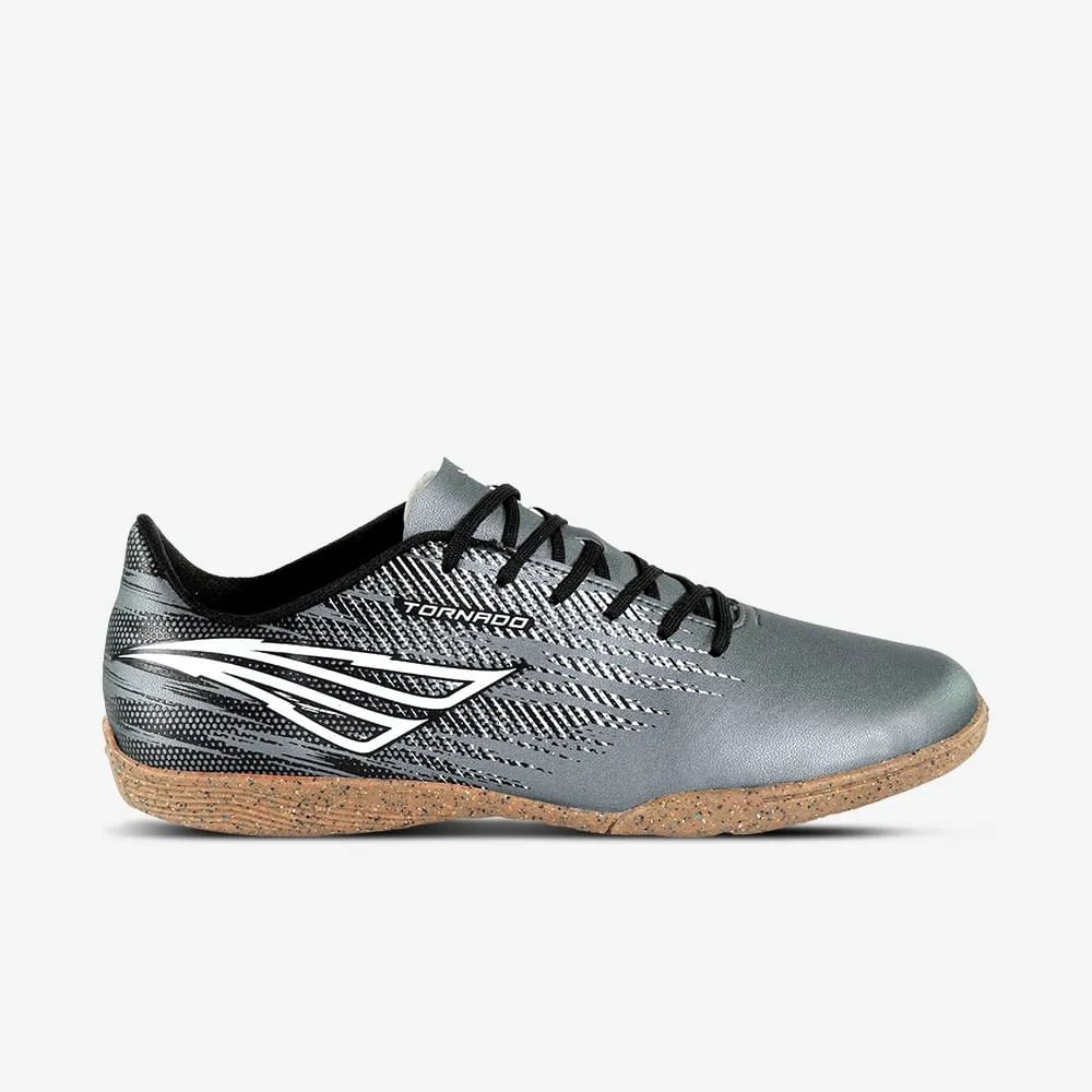 Chuteira Penalty Tornado Futsal Masculina Cinza 1