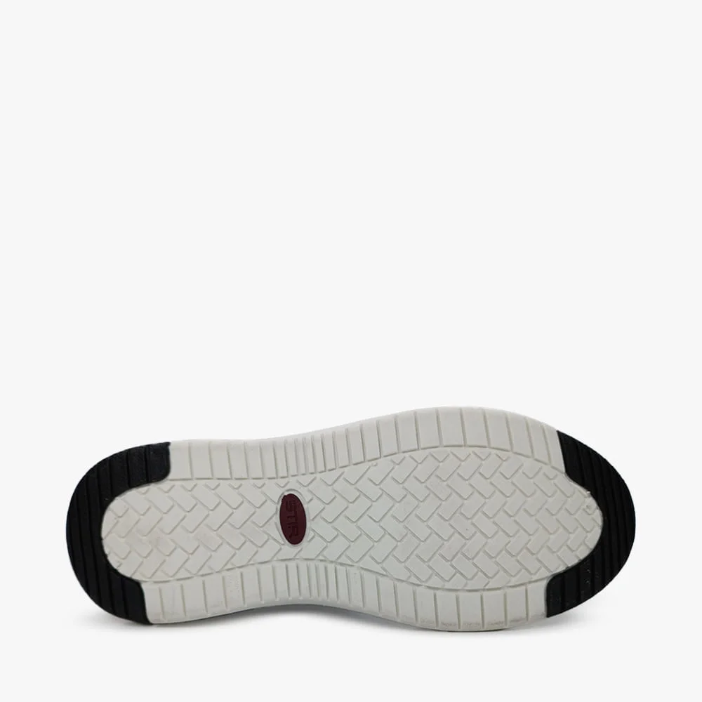 Sapatênis Couro Macio Casual Elegante Masculino Preto 4