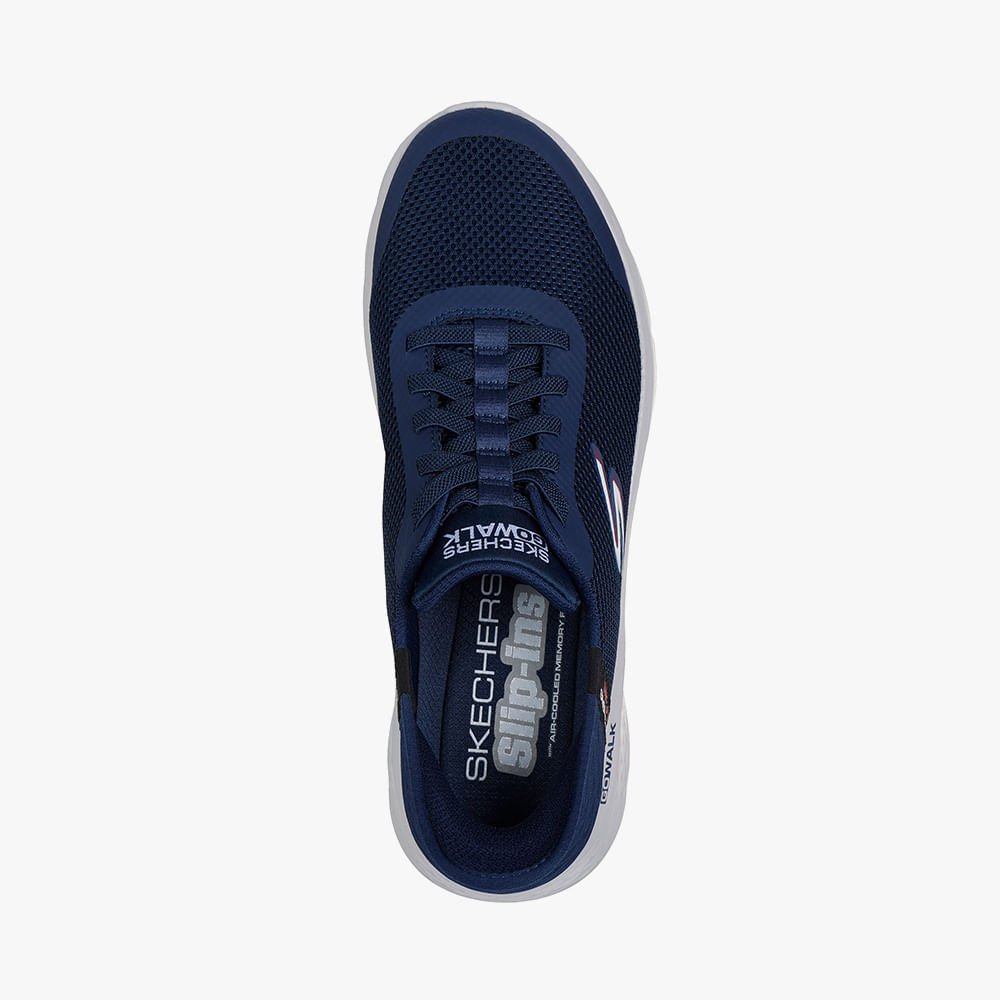 Tênis Skechers Go Walk Flex Hands Up Masculino Azul 2