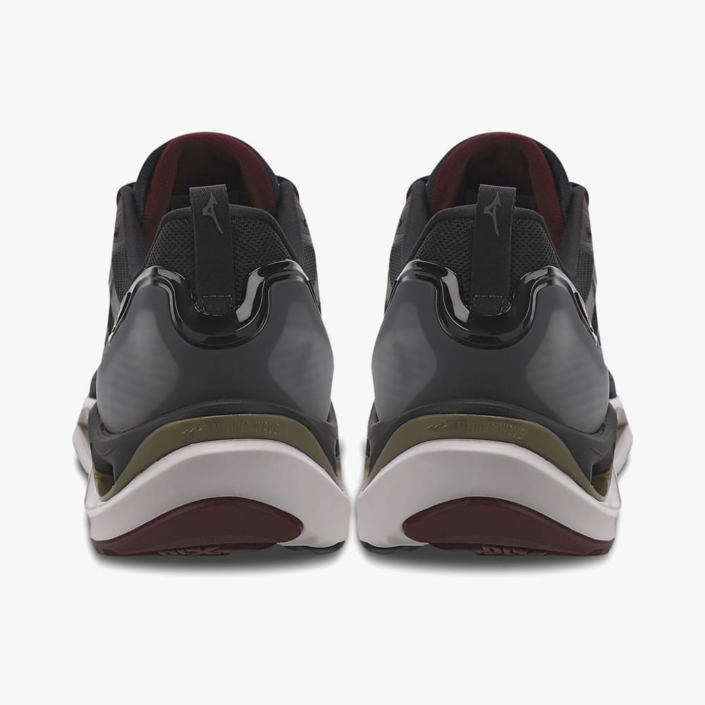 Tênis de Corrida Mizuno Wave Stratos 3 Masculino Preto 4
