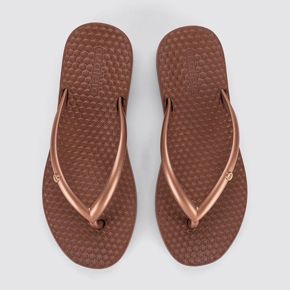 Chinelo de Dedo Rasteira Baixo Bia Light Marrom 2
