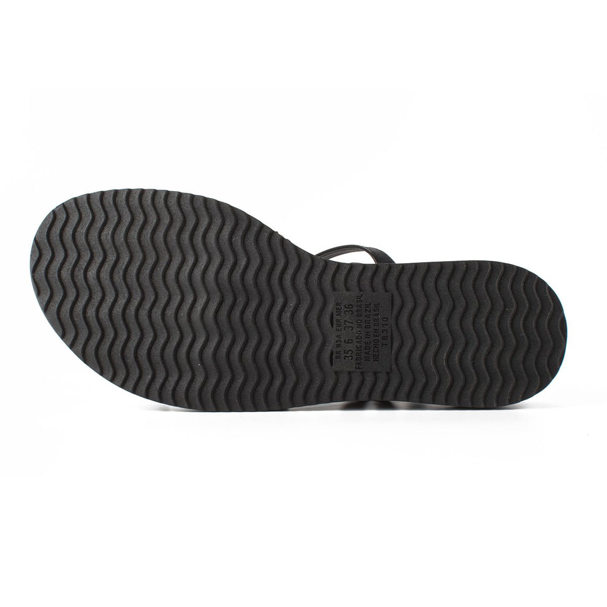 Sandália Flatform Pedrarias e Tiras Trançadas Preto/Dourado 4
