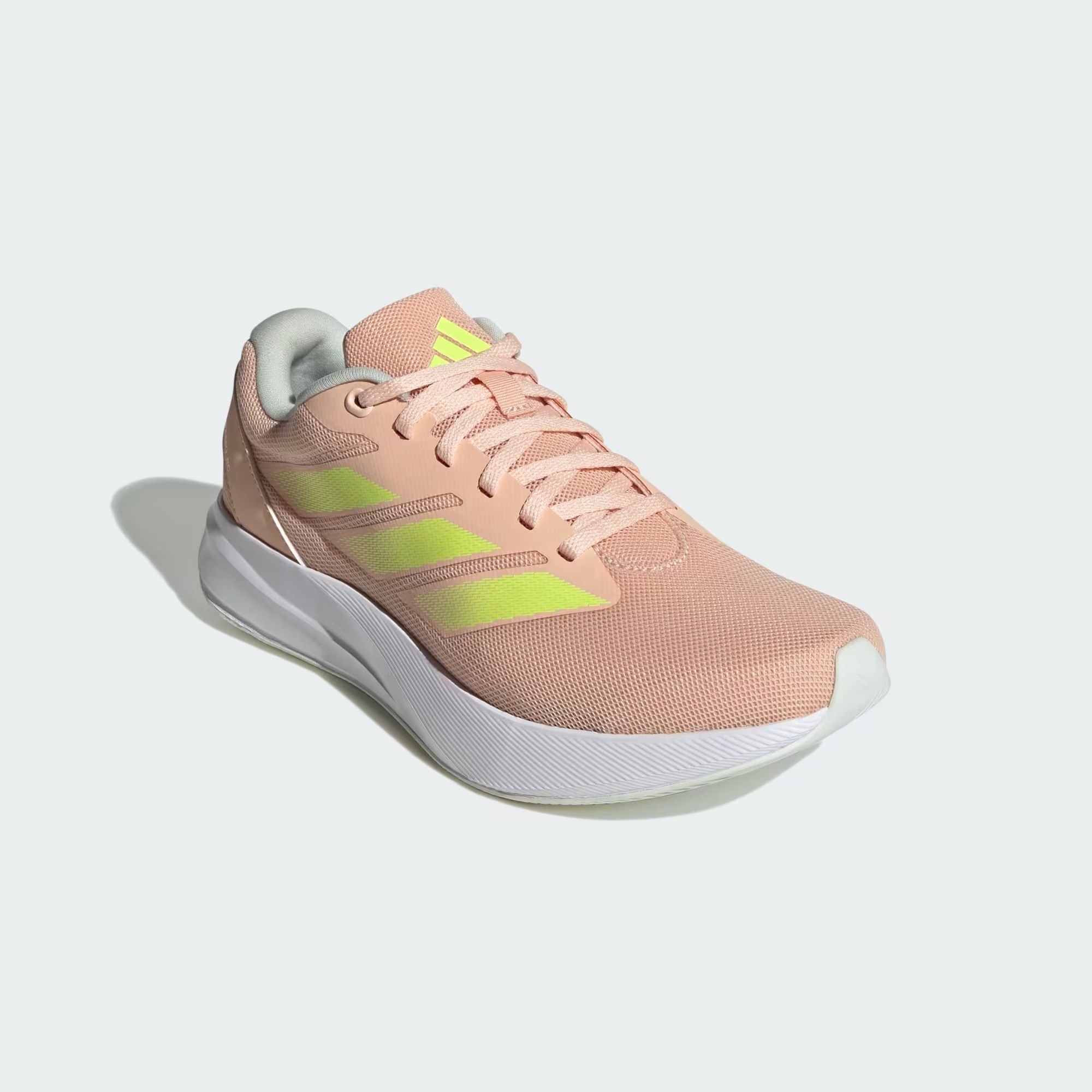 Tênis Casual com Listras Neon Duramo RC Rosa/Amarelo 4