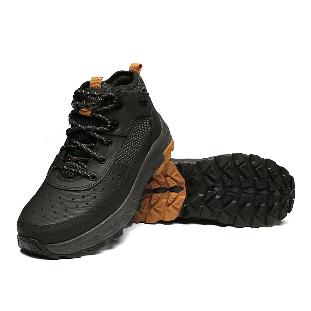 Bota Adventure Cano Alto Graviola 08 Masculina Preto 2