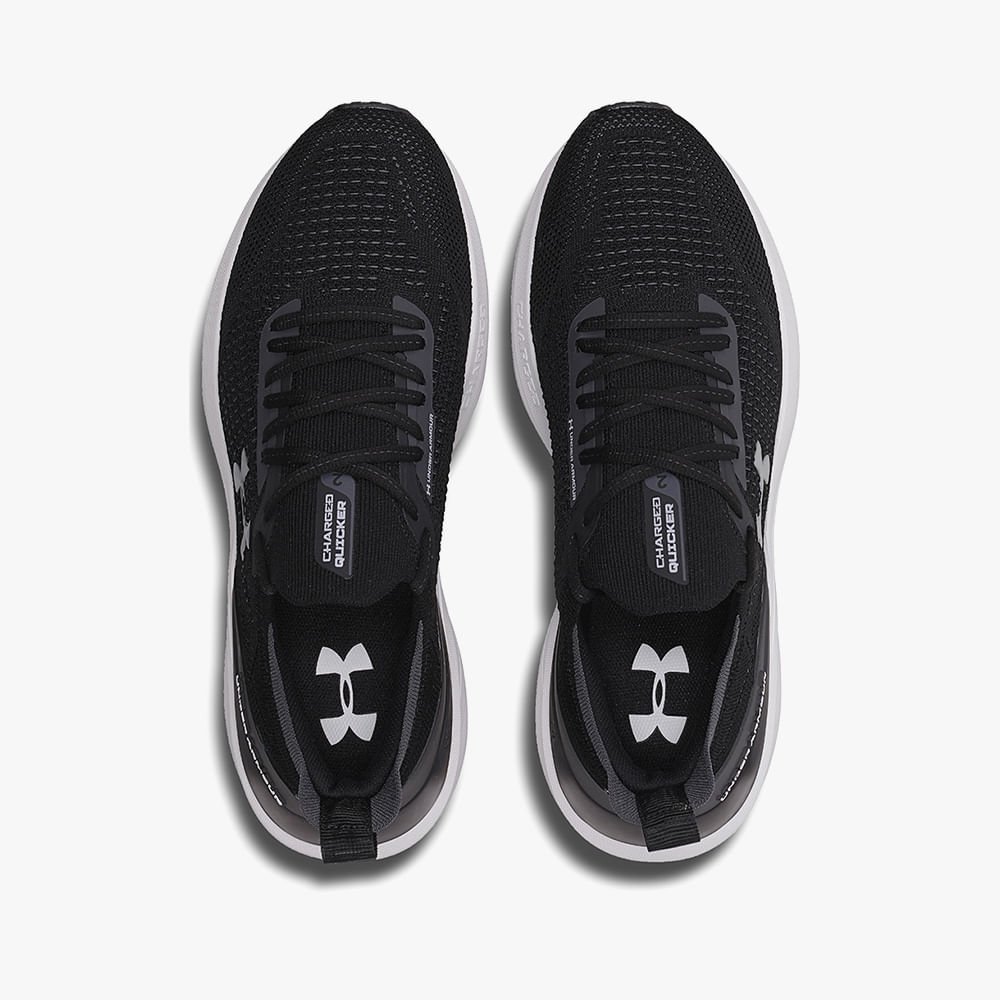 Tênis de Corrida Under Armour Charged Quicker 2 Masculino Preto 2