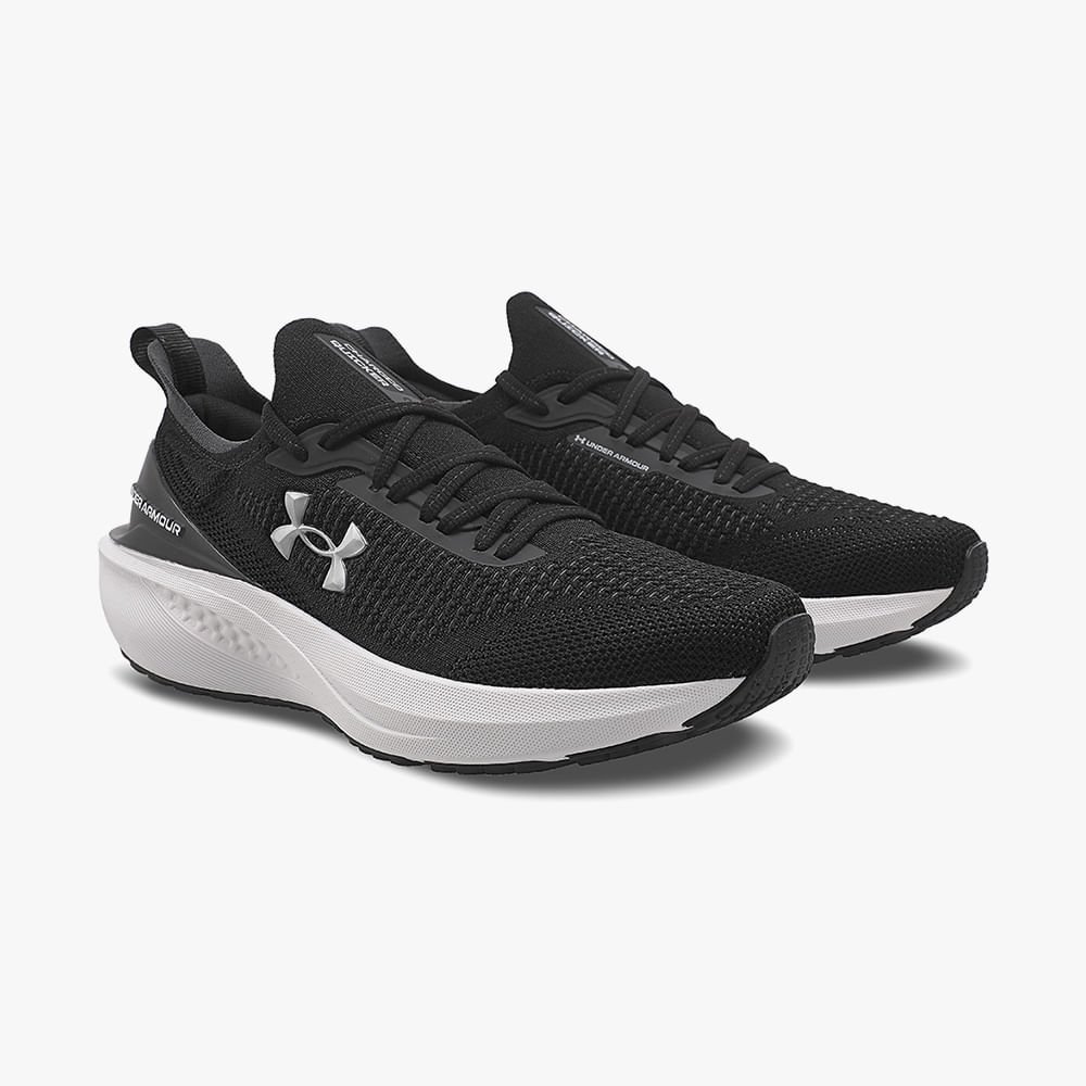 Tênis de Corrida Under Armour Charged Quicker 2 Masculino Preto 4