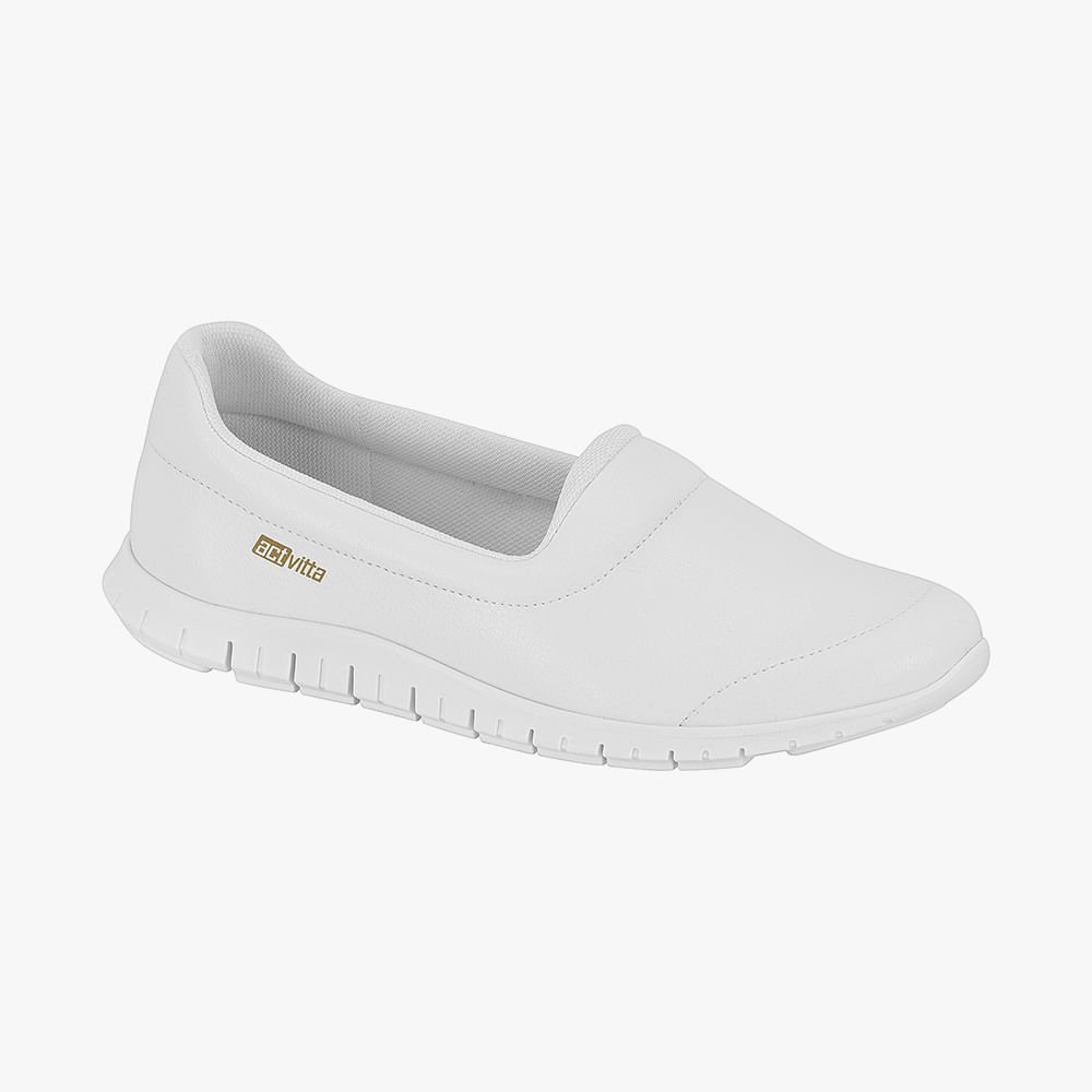 Tênis Slip On Feminno Couro Sintético