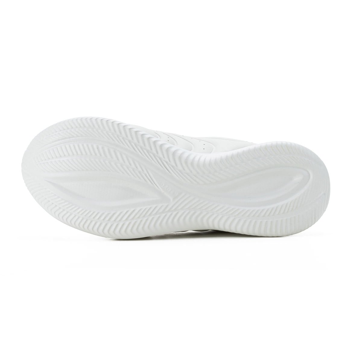 Tenis Casual Feminino Calce Facil com Ziper Lateral K7032A Branco 5