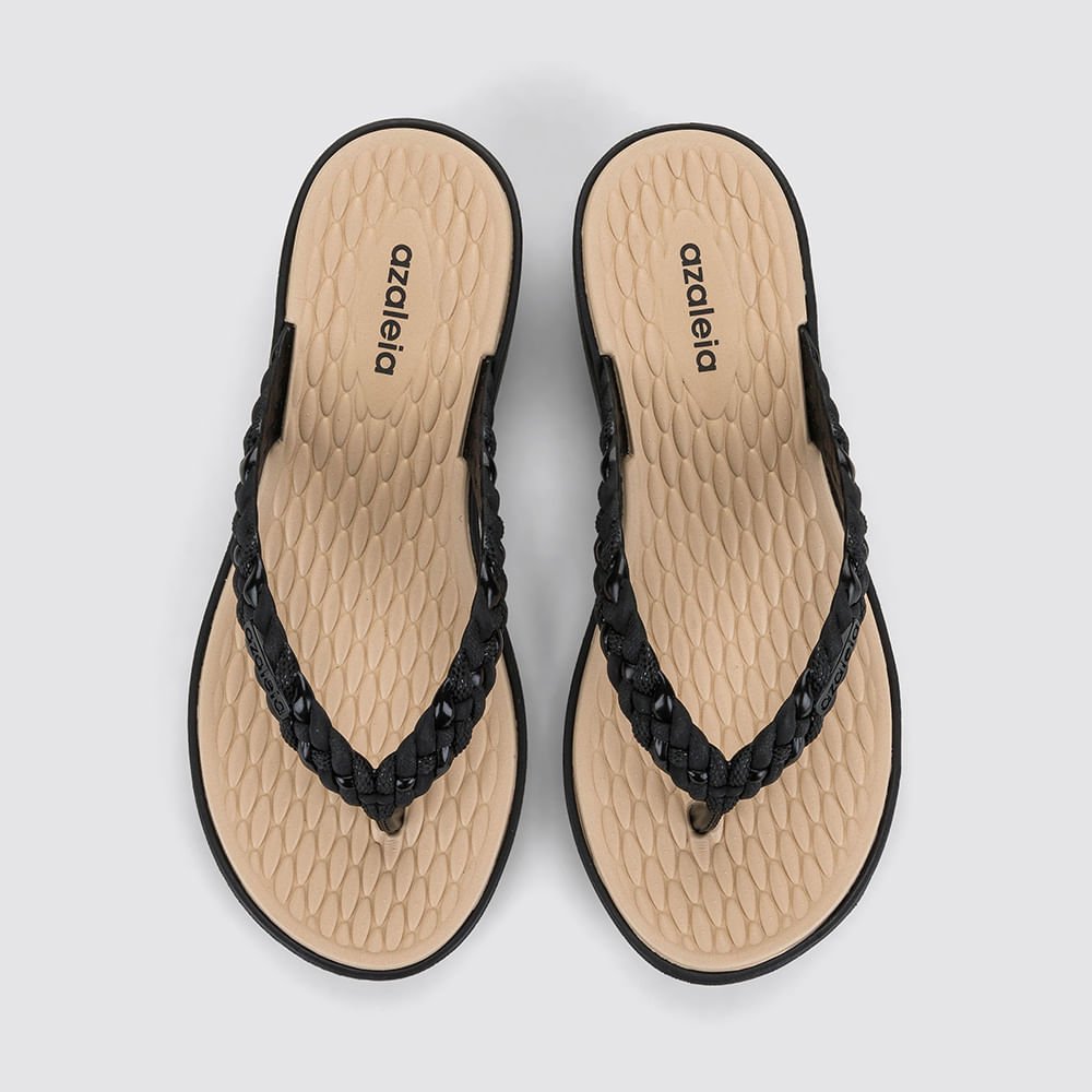 Plataforma Tiras Trançadas Fernanda Preto 2