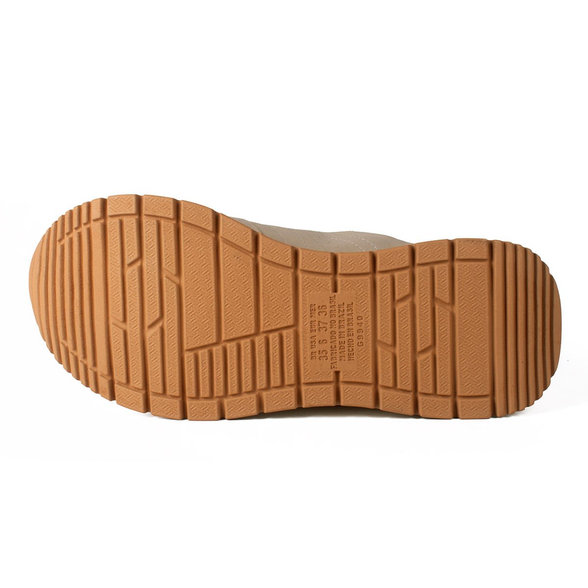 Tênis Jogging Casual Bege 8