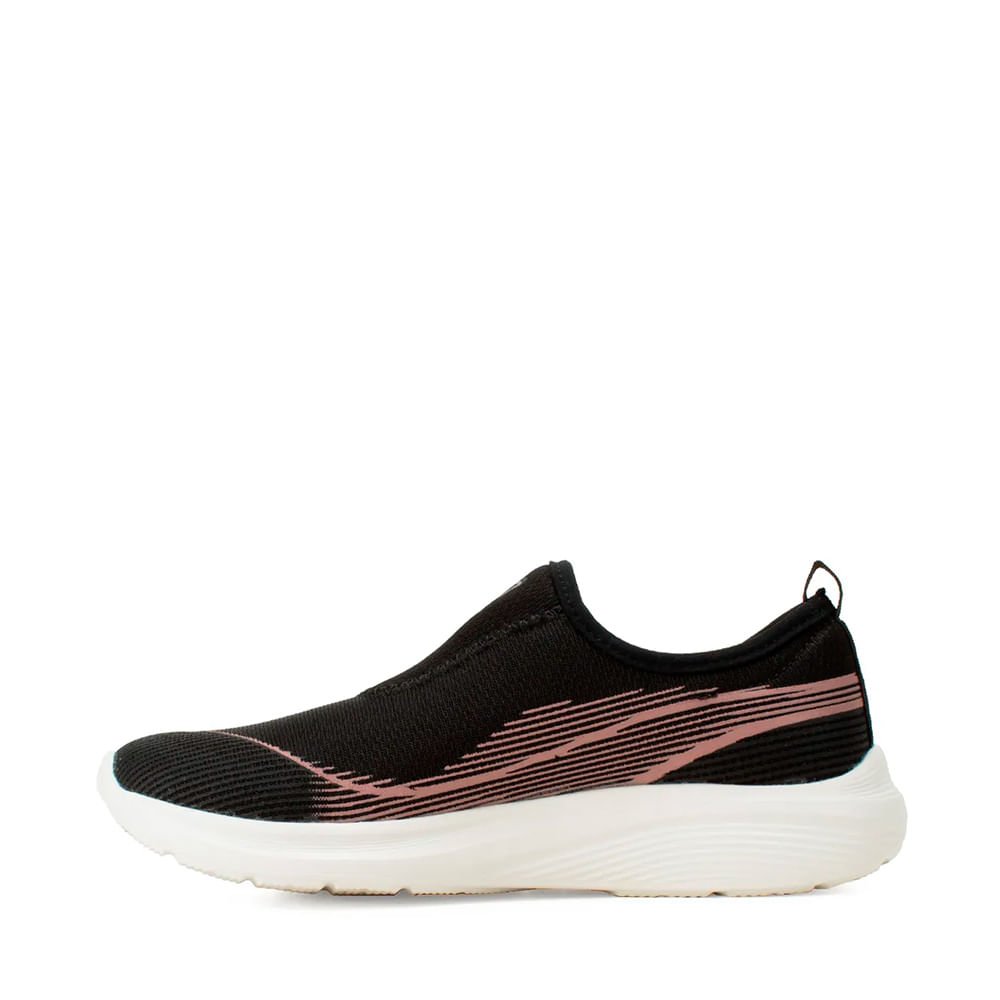 Tênis Esportivo Slip On Preto 5