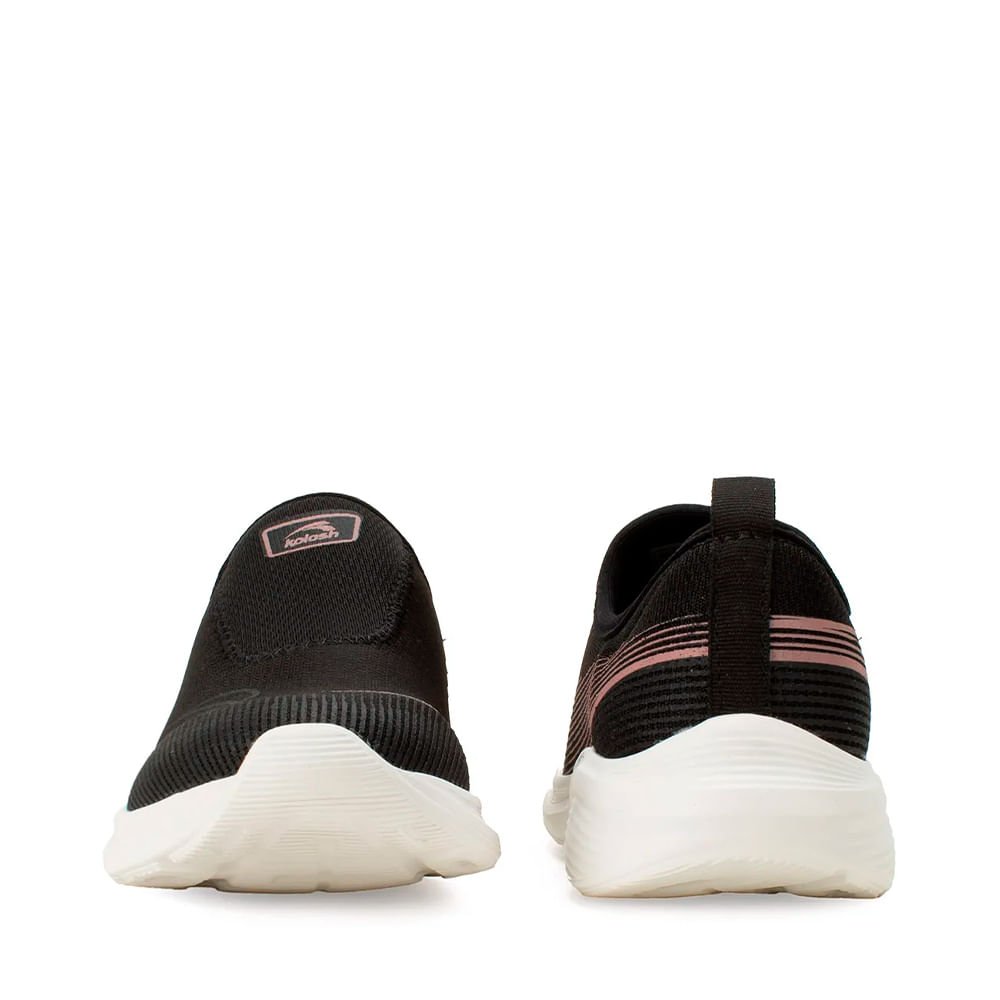 Tênis Esportivo Slip On Preto 1