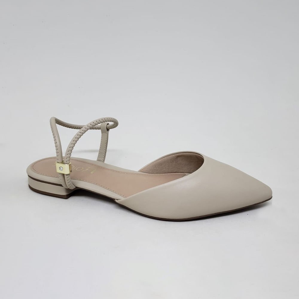 Sapatilha Slingback de Calce Fácil