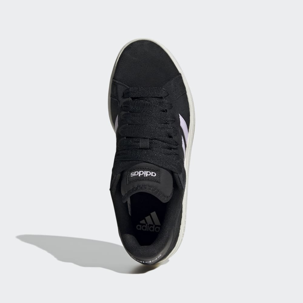 Tênis 3 Listras Grand Court Base Alpha Preto 2