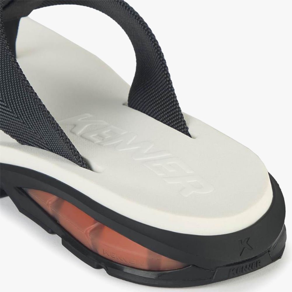 Chinelo Orak Branco/Marrom 4