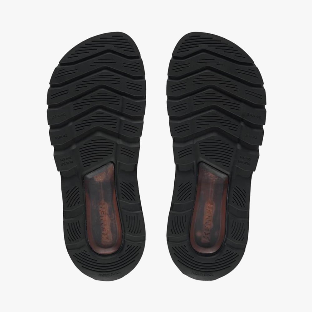 Chinelo Orak Branco/Marrom 5