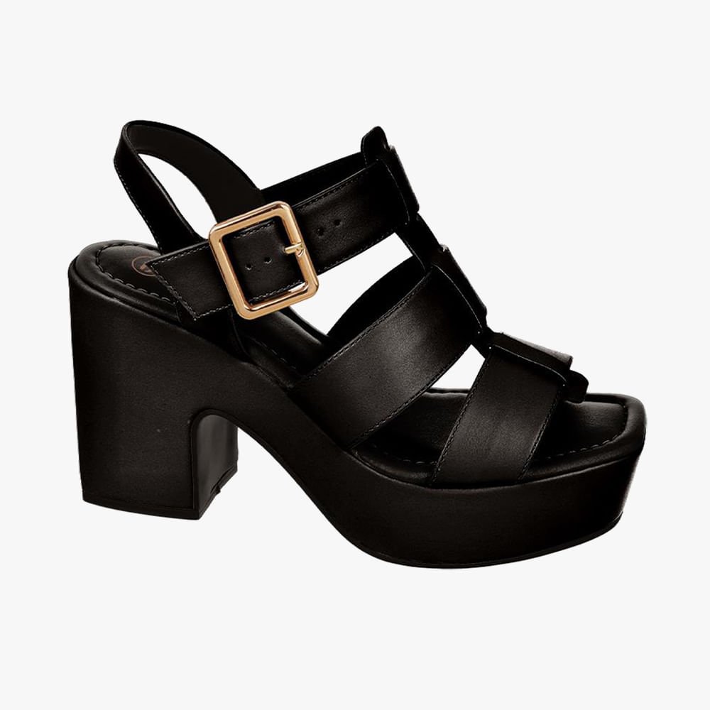 Sandália Meia Pata Salto Bloco