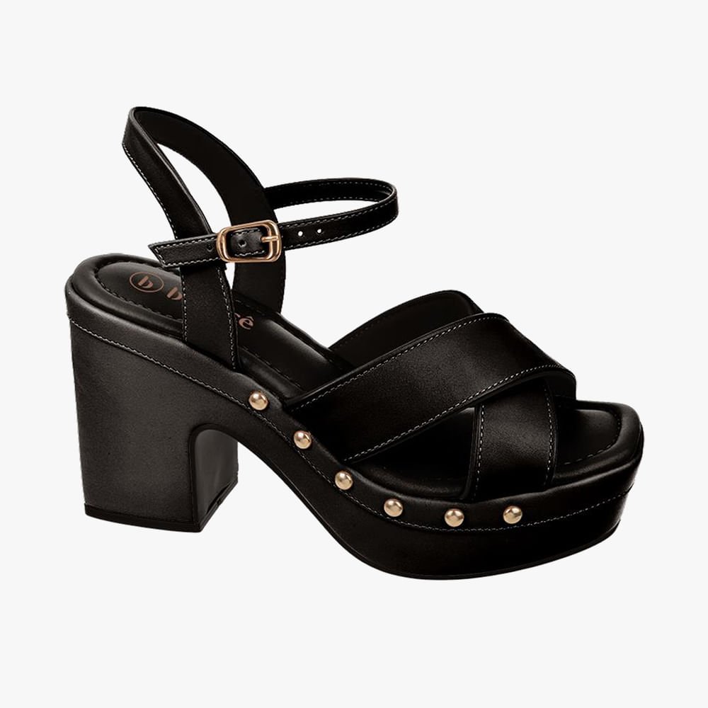 Sandália Meia Pata Salto Bloco