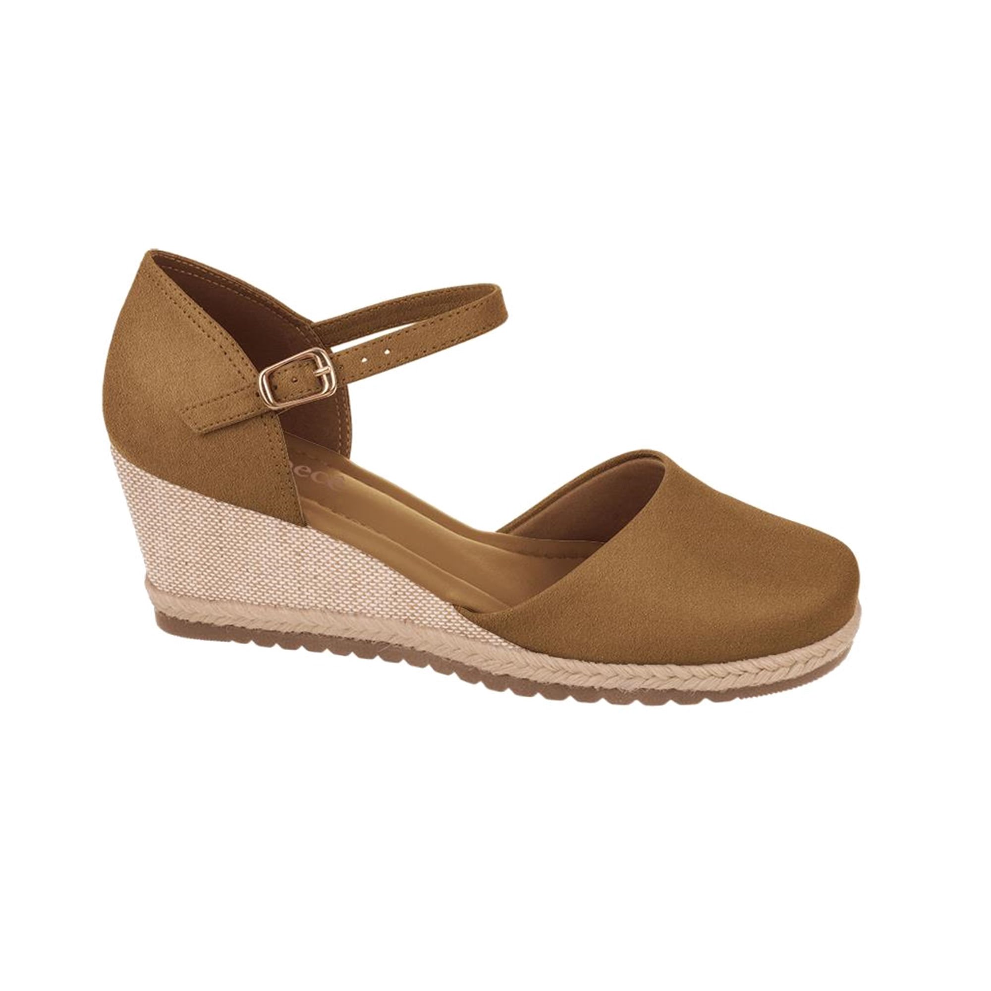 Sandália Espadrille Clássica Salto Corda