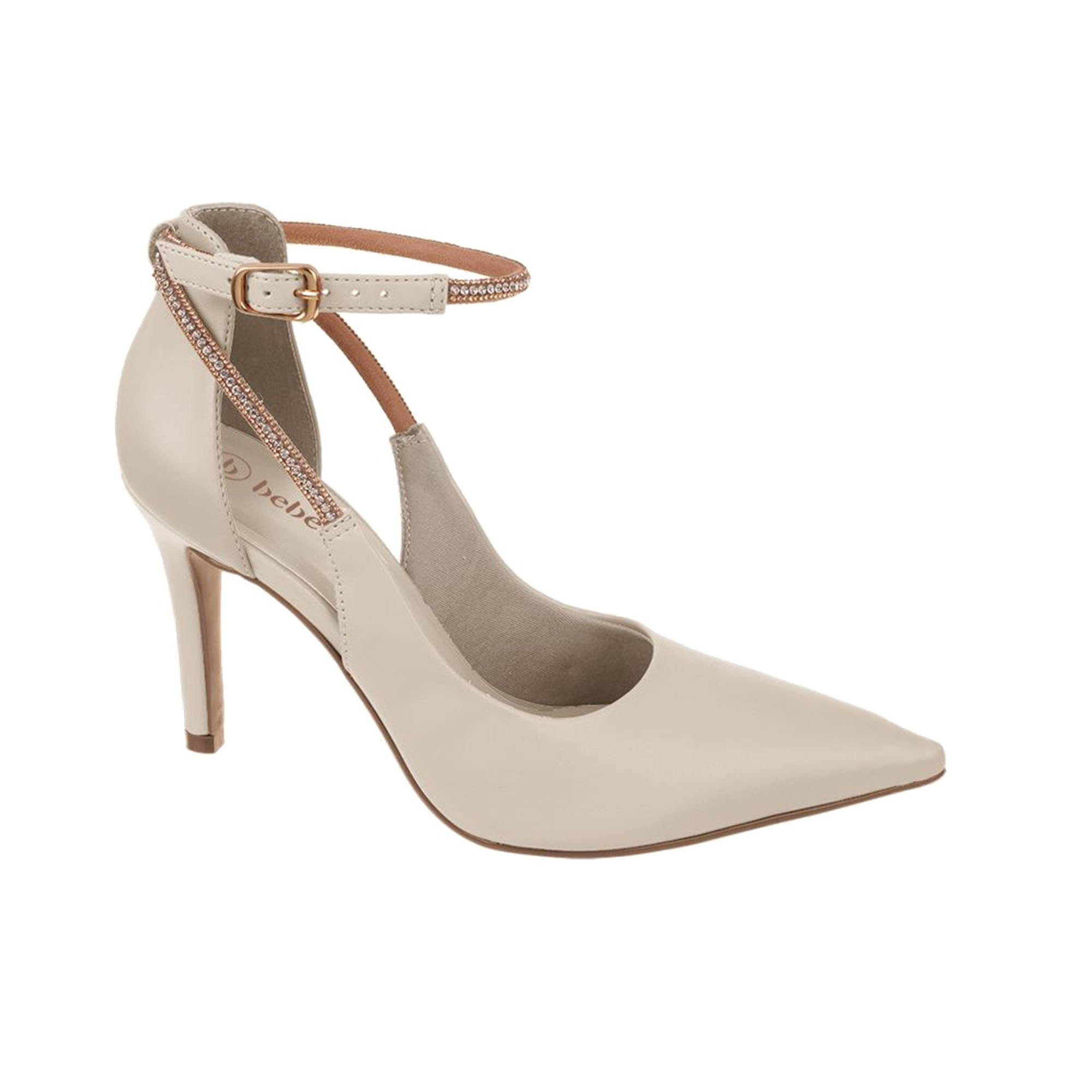 Scarpin Slingback com Salto e Fechamento por Fivela