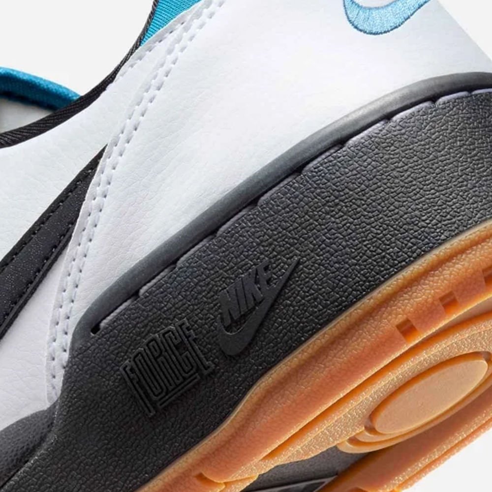 Tênis Casual Full Force Low Branco/Preto/Azul 4