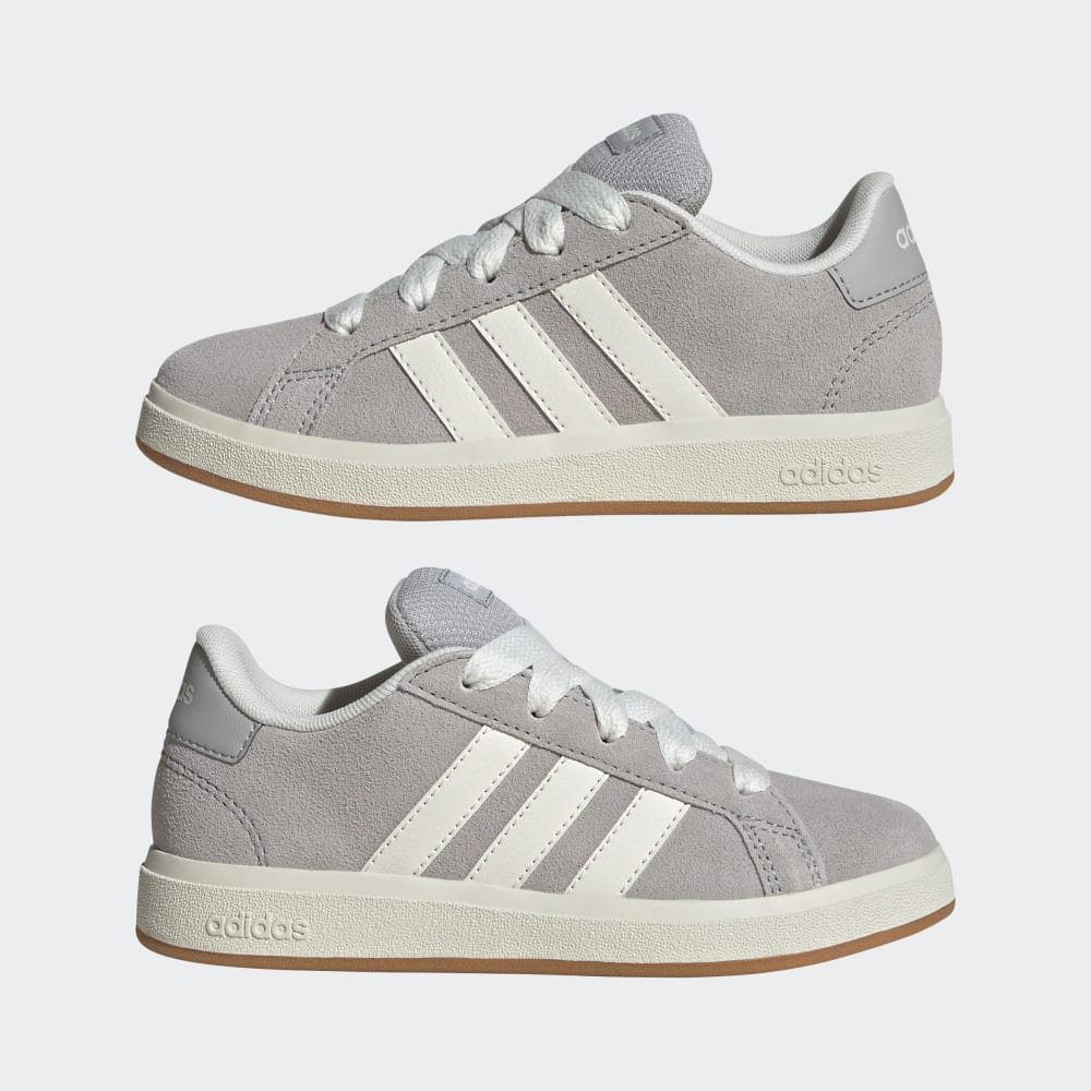 Tênis Adidas Grand Court Alpha Infantil Cinza 9