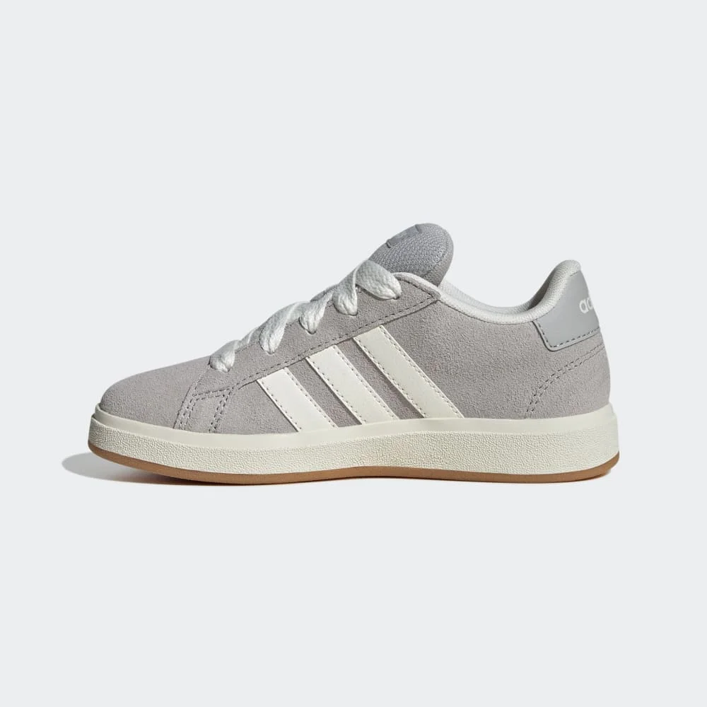 Tênis Adidas Grand Court Alpha Infantil Cinza 4