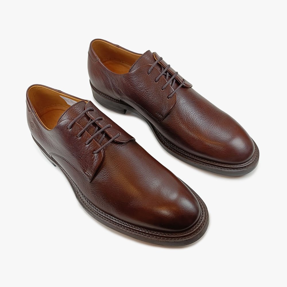 Sapato Social com Cadarço Marrom 4
