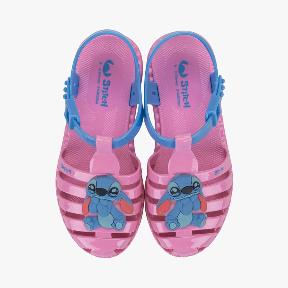 Sandália Infantil Stitch Disney Duo Rosa/Azul 2