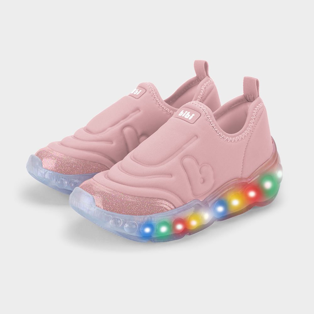 Tênis Infantil de Luz Roller Celebration 3.0 Rosa 2