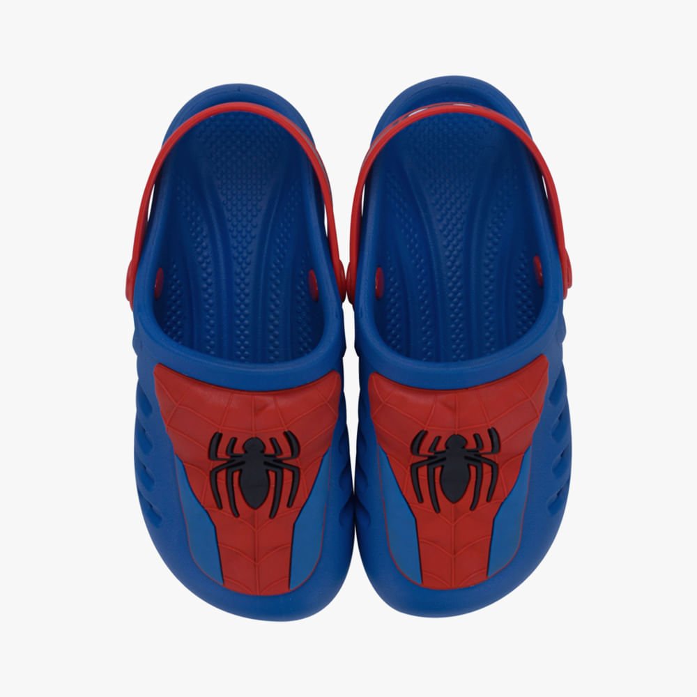 Babuche Infantil Homem Aranha Ready Grendene Kids Azul 2