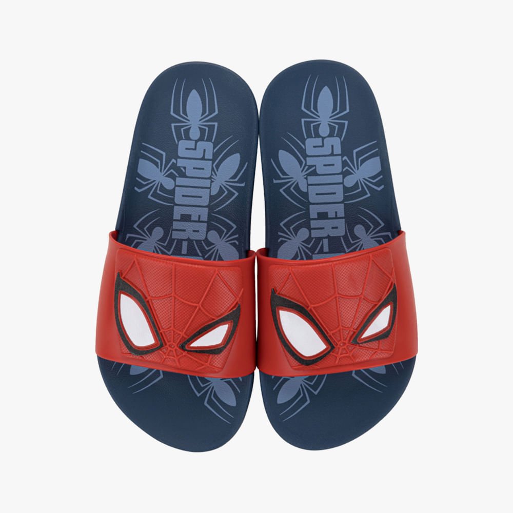 Chinelo Slide Homem Aranha Vermelho 2