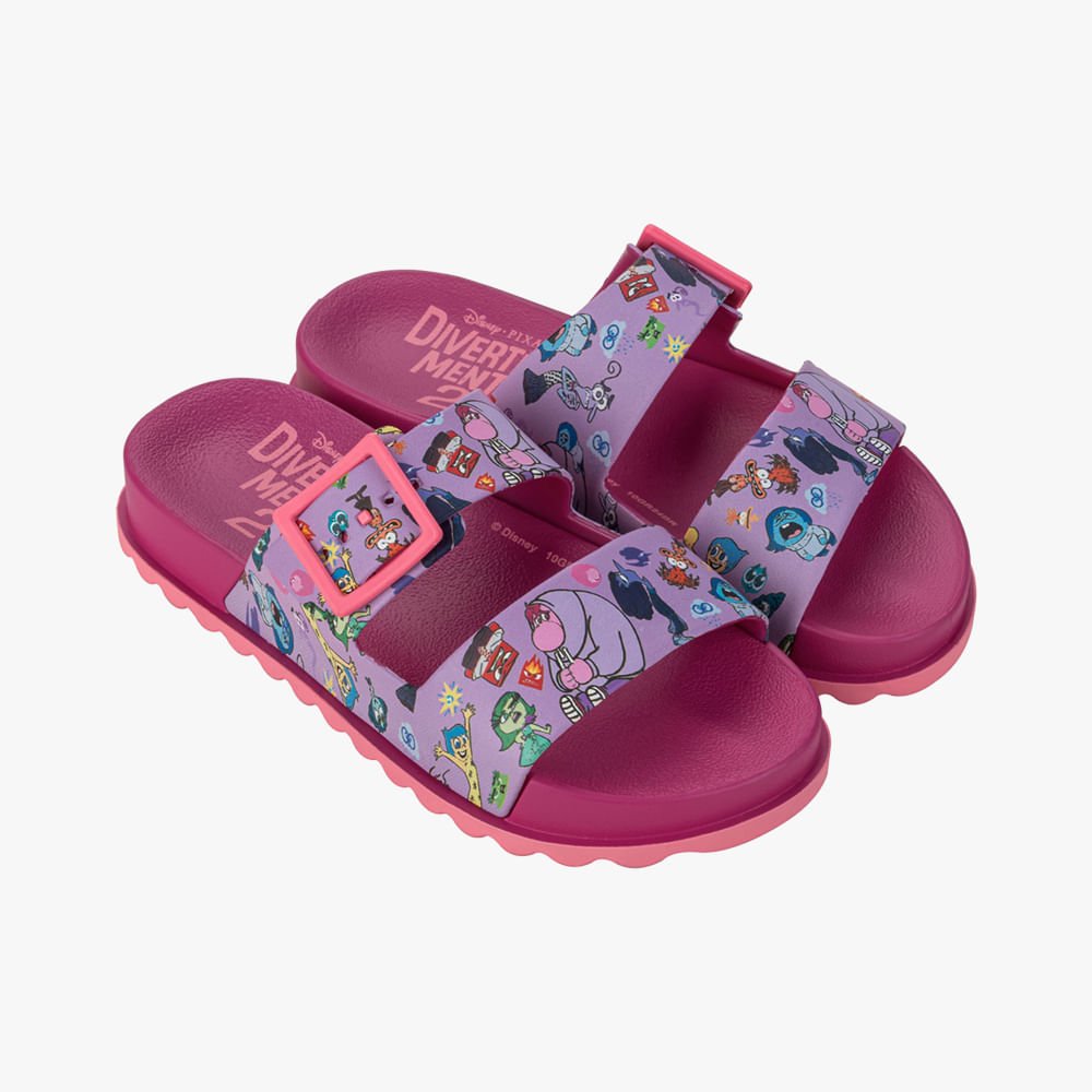 Sandália Slide Disney Divertidamente
