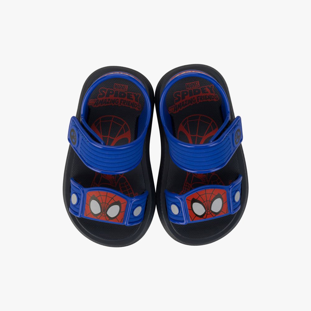Sandália Papete Homem Aranha com Mochila Azul 3