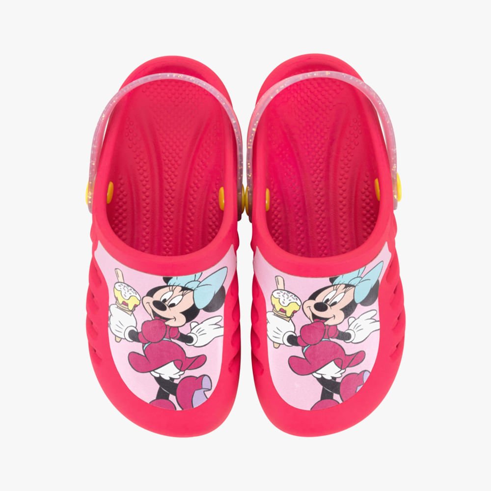 Babuche Infantil Disney Snug Grendene Kids Rosa 2