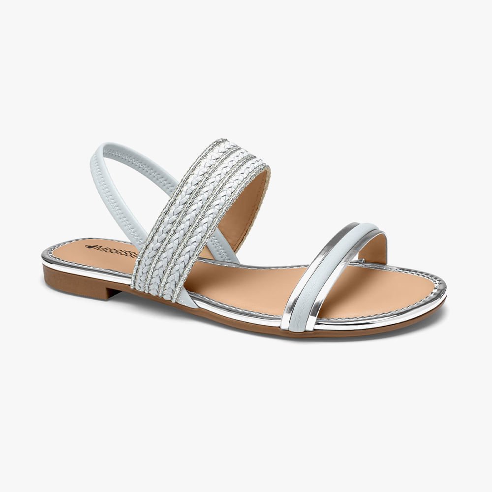 Sandália Mississipi Rasteira Duas Tiras