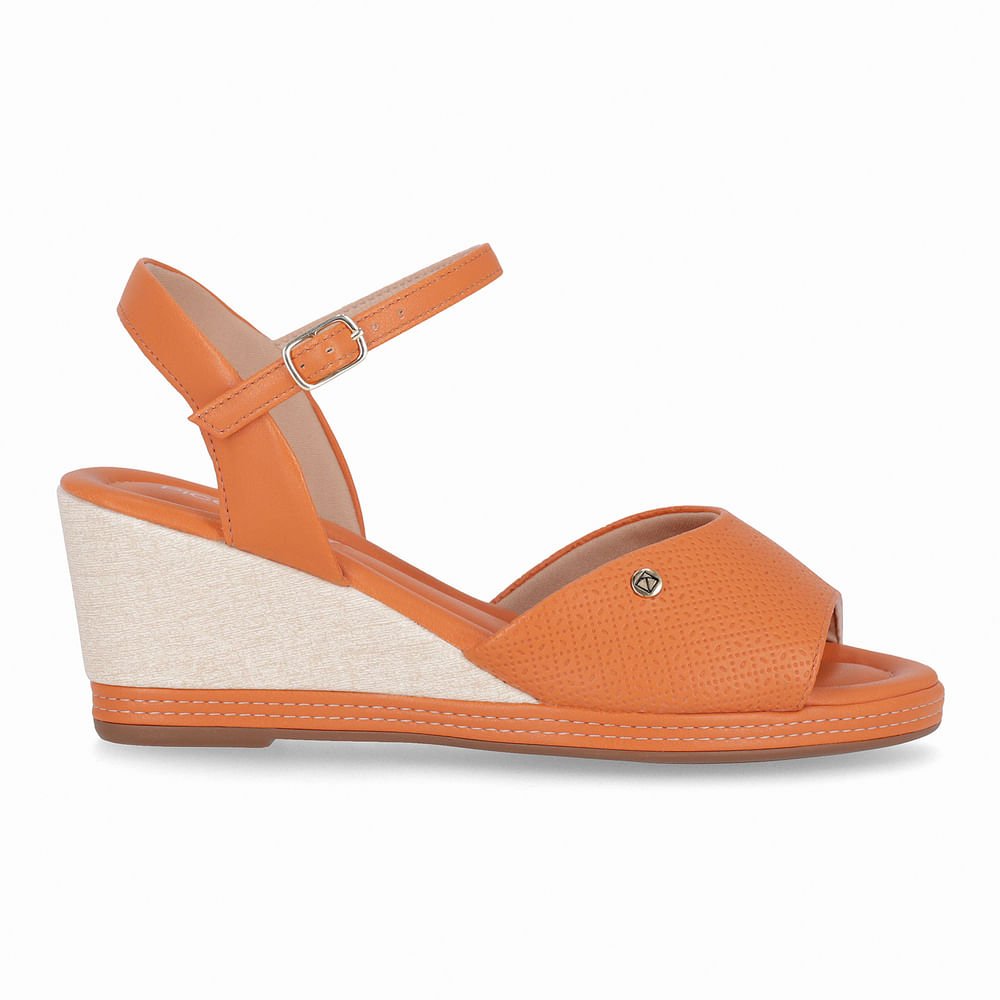 Sandália Alice Anabela Marrom 5