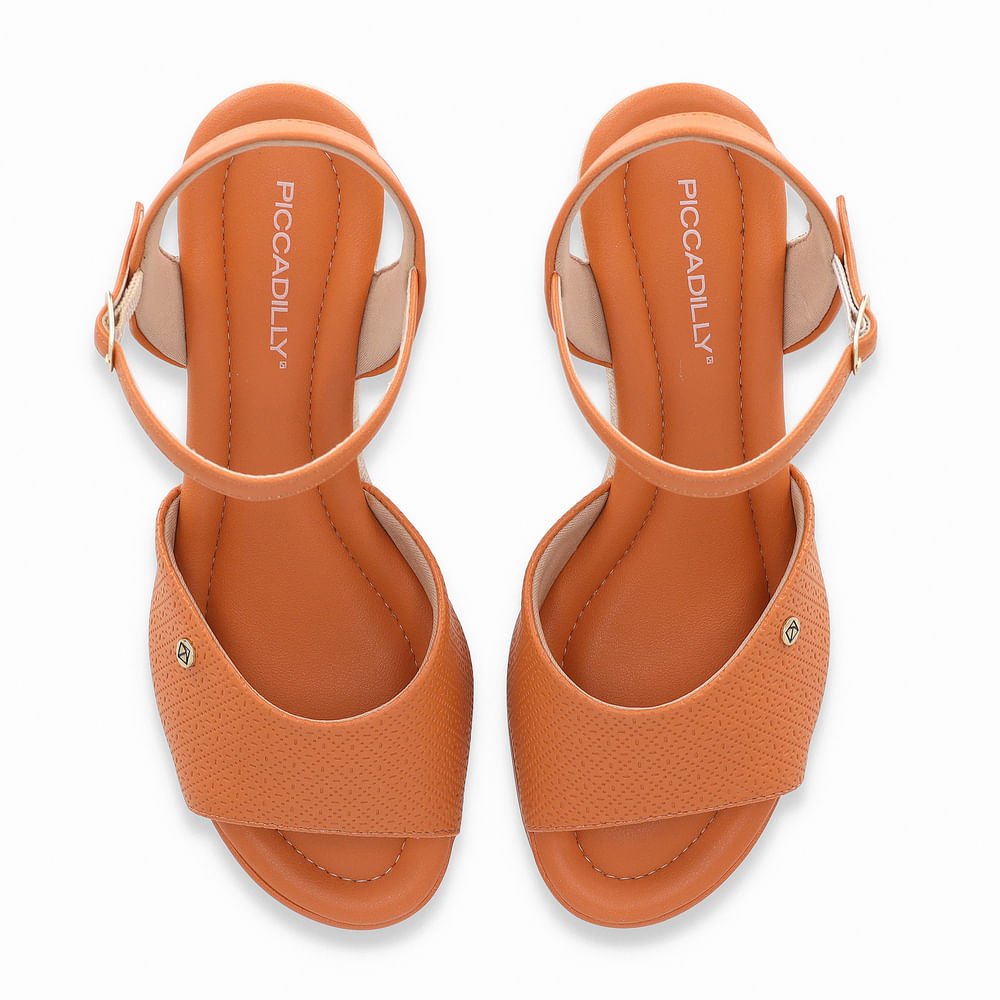 Sandália Alice Anabela Marrom 6