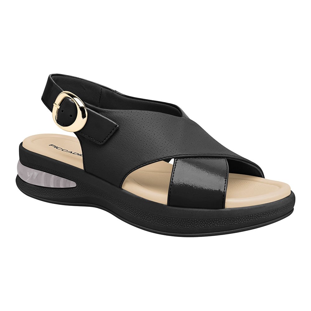 Sandália SoftStep Anabela Médio