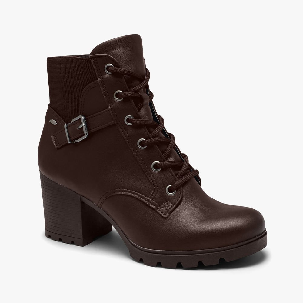 Bota Coturno Salto Grosso Feminina