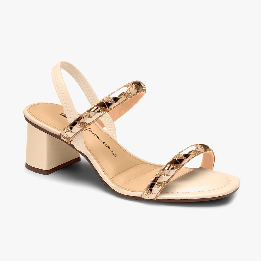 Sandália Sato Grosso e Detalhe nas Tiras