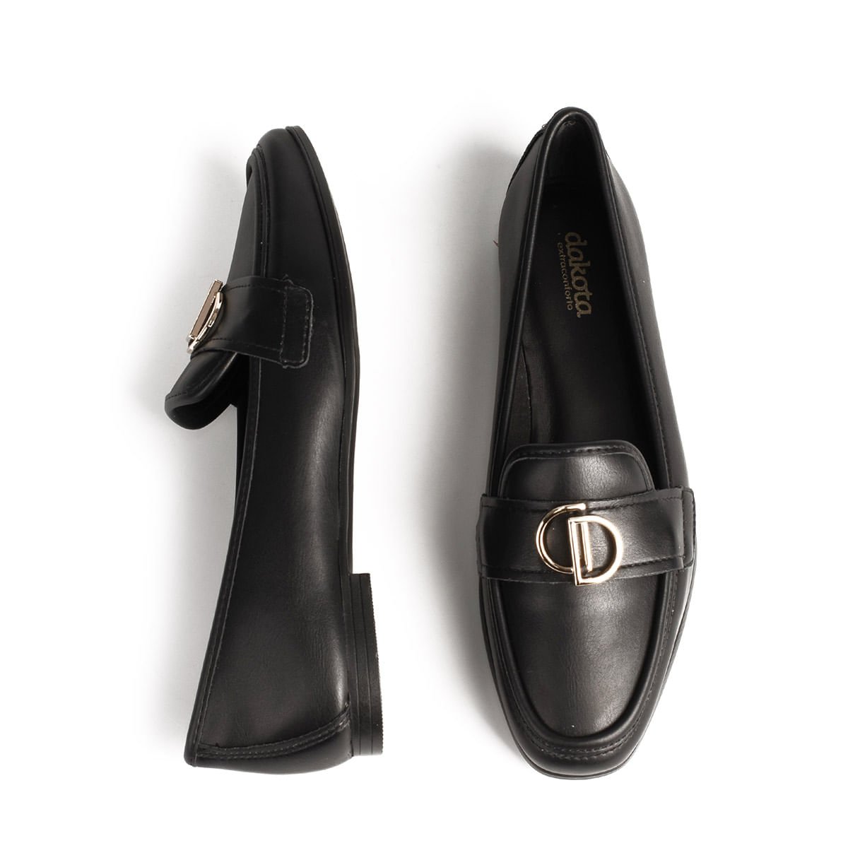 Sapato Mocassim Social com Aplicação Preto 8