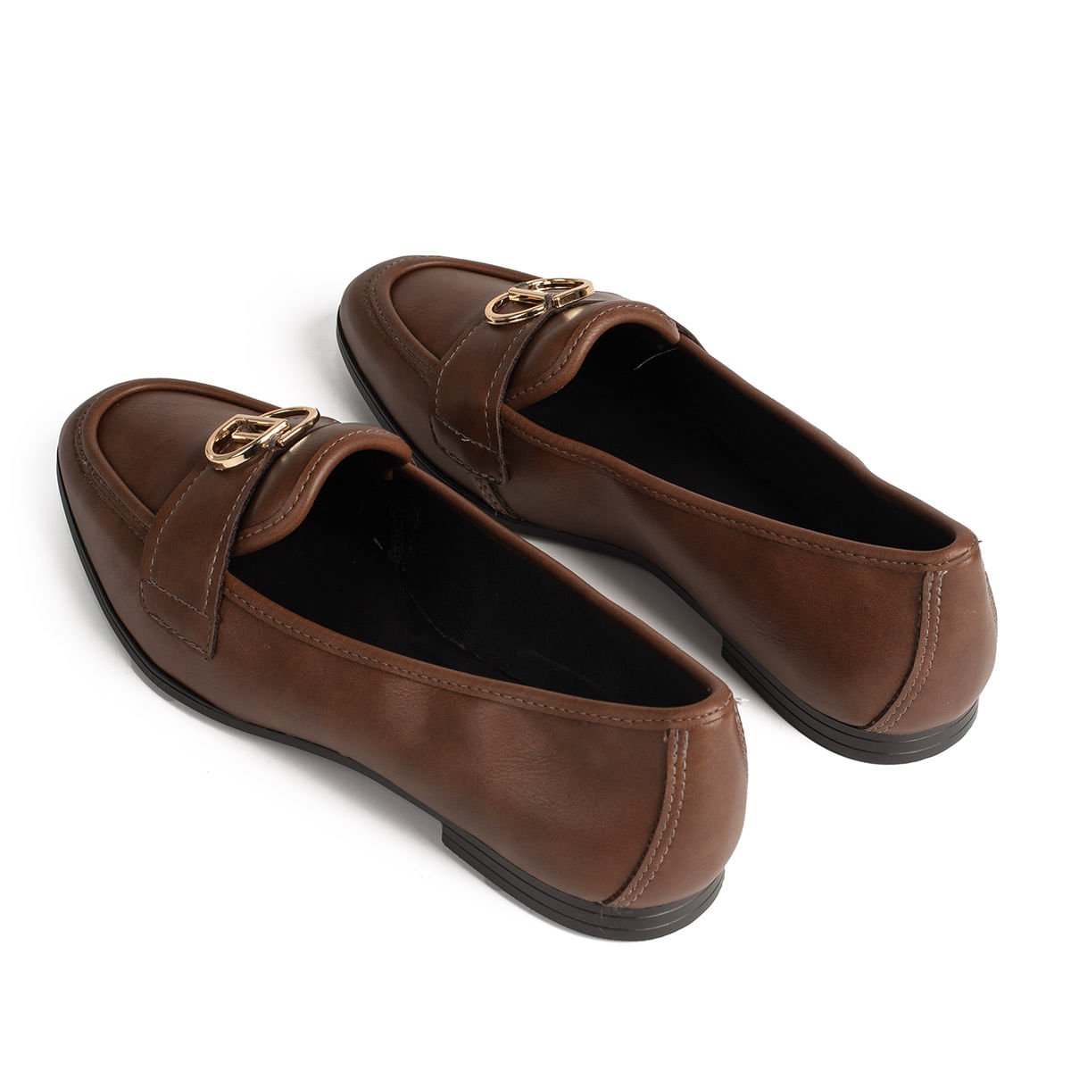Sapato Mocassim Social com Aplicação Marrom 6