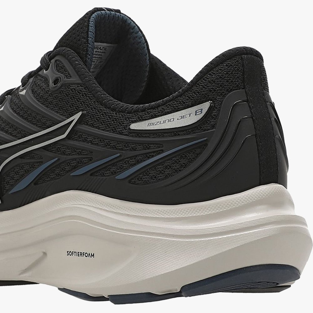 Tênis Mizuno Jet 8 Corrida Masculino Preto 3