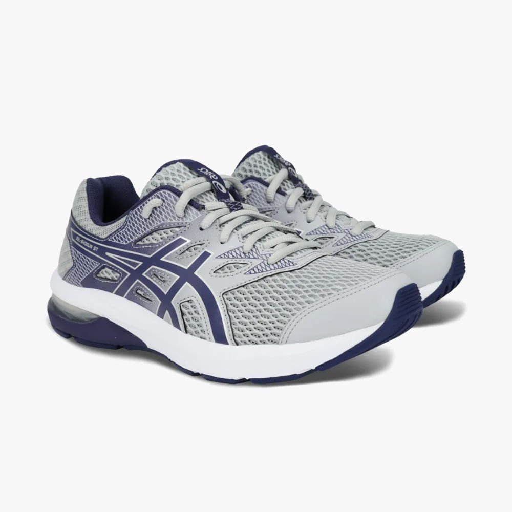 Tênis Asics Gel Shogun St Feminino Cinza 5