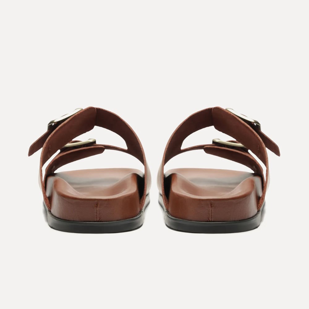 Sandália Fivelas Sambo Marrom 2