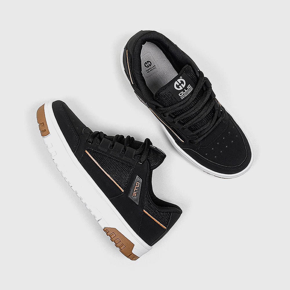 Tênis Casual Estilo Preto 7