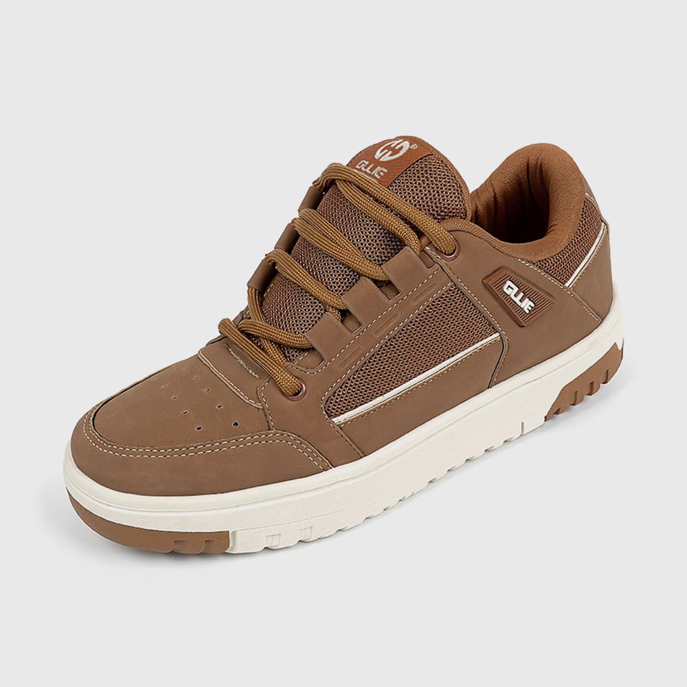 Tênis Casual Estilo Marrom 3