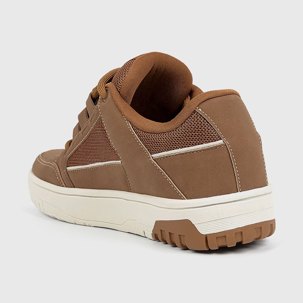 Tênis Casual Estilo Marrom 5