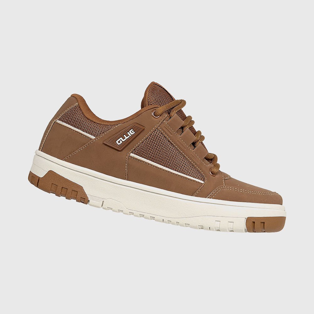 Tênis Casual Estilo Marrom 8